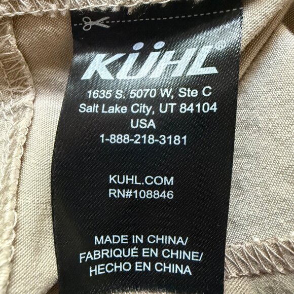 Kuhl Size 10 Regular Khaki Beige Spire Roll Up Convertible Outdoor Hiking Pants - Picture 5 of 16